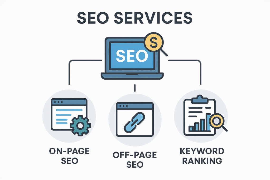 SEO services offered by SEO Agency in Australia by Gonzay
